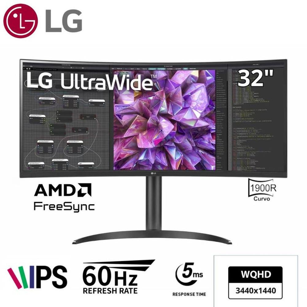 Monitor LG 34WQ75C 34 UltraWide QHD IPS USB-C HDR10 con RJ-45