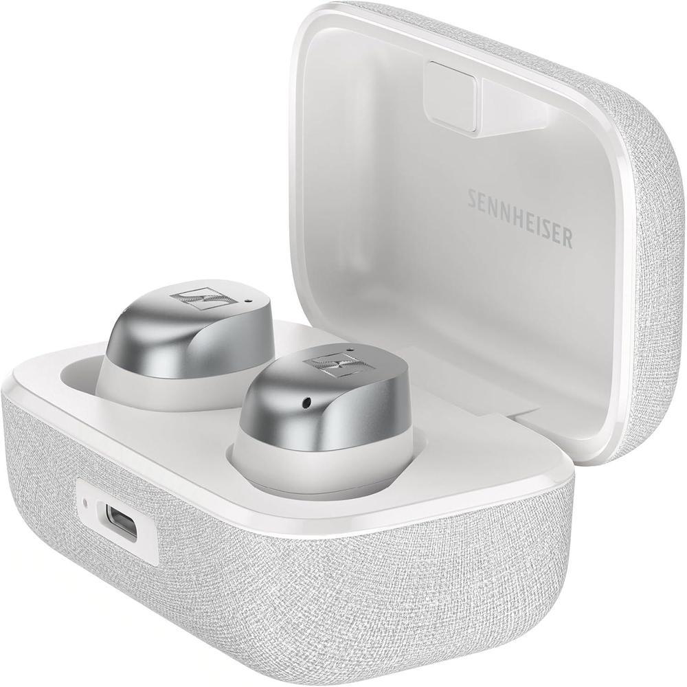 Audífonos Sennheiser MTW4 Blanco Plata Cancelación Ruido