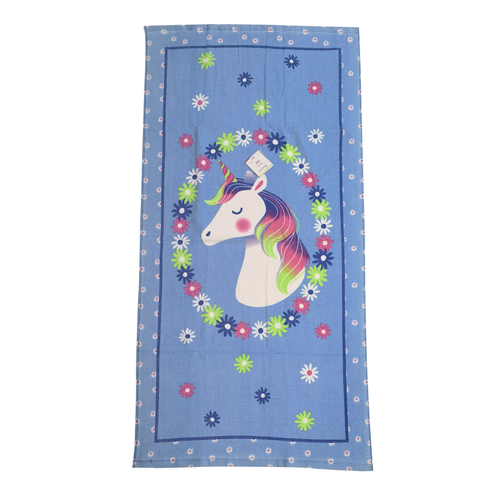 Toalla Pv26 Rectangular Unicornio
