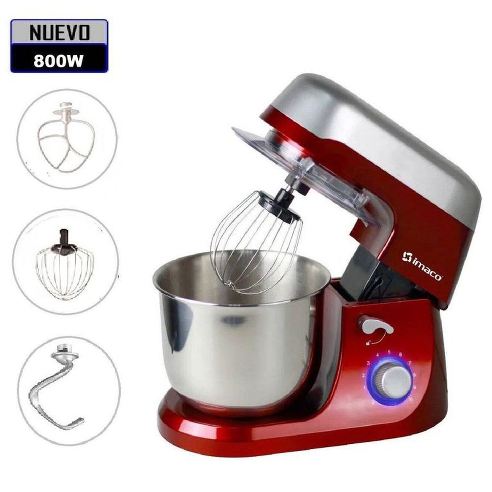 Batidora Pedestal Imaco SM800P Rojo 800W