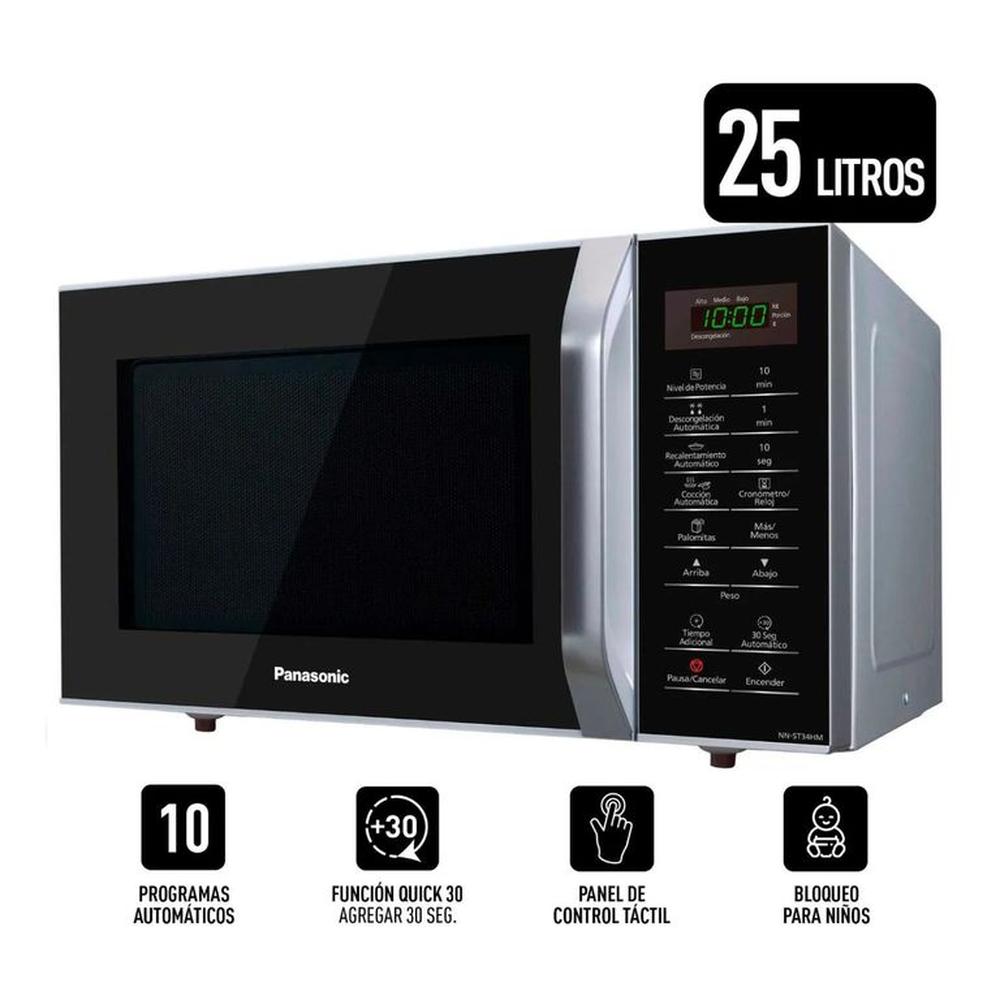 Microondas Panasonic 25L SB34HMRPK Silver