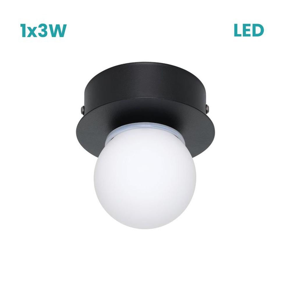 Lamp Techo Mosiano Led Negro