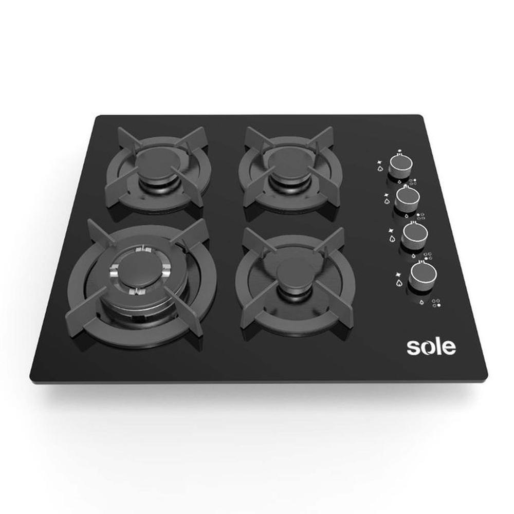 Encimera Vidrio Templado 4 Hornillas SOLCO068