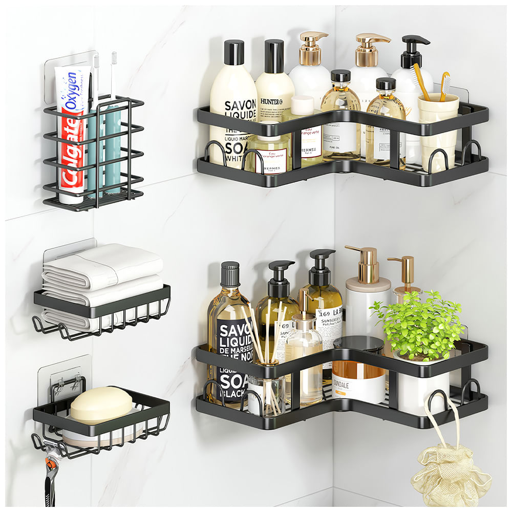 Set de 5 Organizadores de Baño Repisas Flotantes C45