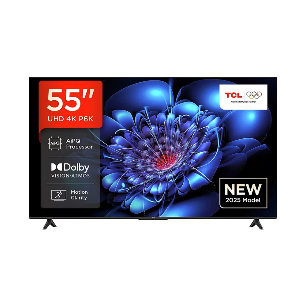 Televisor Smart UHD 4K 55 Pulgadas TCL LED 55P6K