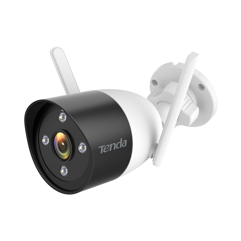 Cámara de seguridad Exterior Tenda CT3, 1080P WiFi, Con IA y detección movimiento, visión nocturna