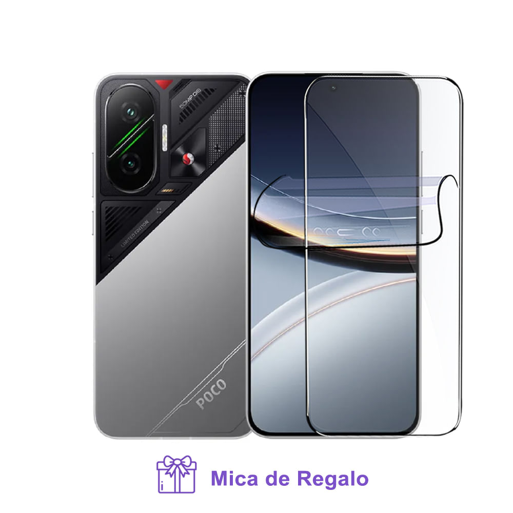 Xiaomi Poco F7 5G 12gb Ram 512gb Rom Silver con Mica Hidrogel