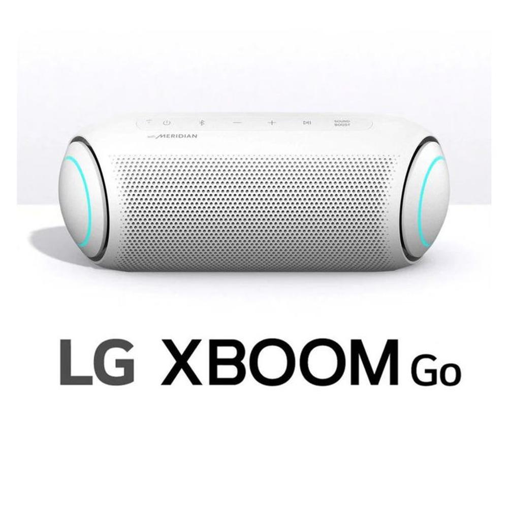 Parlante bluetooth portátil xboom lg pl7w - blanco