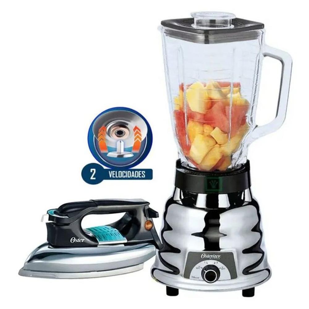 COMBO OSTER LICUADORA 2V. 250-22 + PLANCHA PESADA 4119 COMBO OSTER LICUADORA 2V. 250-22 + PLANCHA PESADA 4119