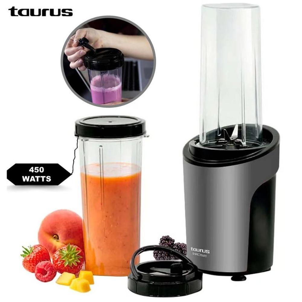 Mini Licuadora Portatil Taurus 450 Watts 600ml Shake Away Mini Licuadora Portatil Taurus 450 Watts 600ml Shake Away