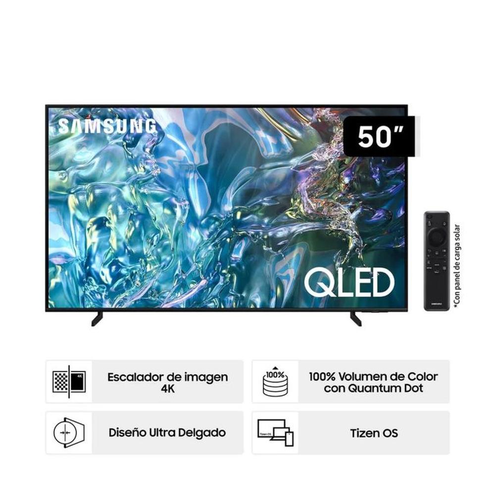 Televisor Samsung QLED Tizen OS Smart Tv 50"" 4K 50Q60D - Nuevo 2024