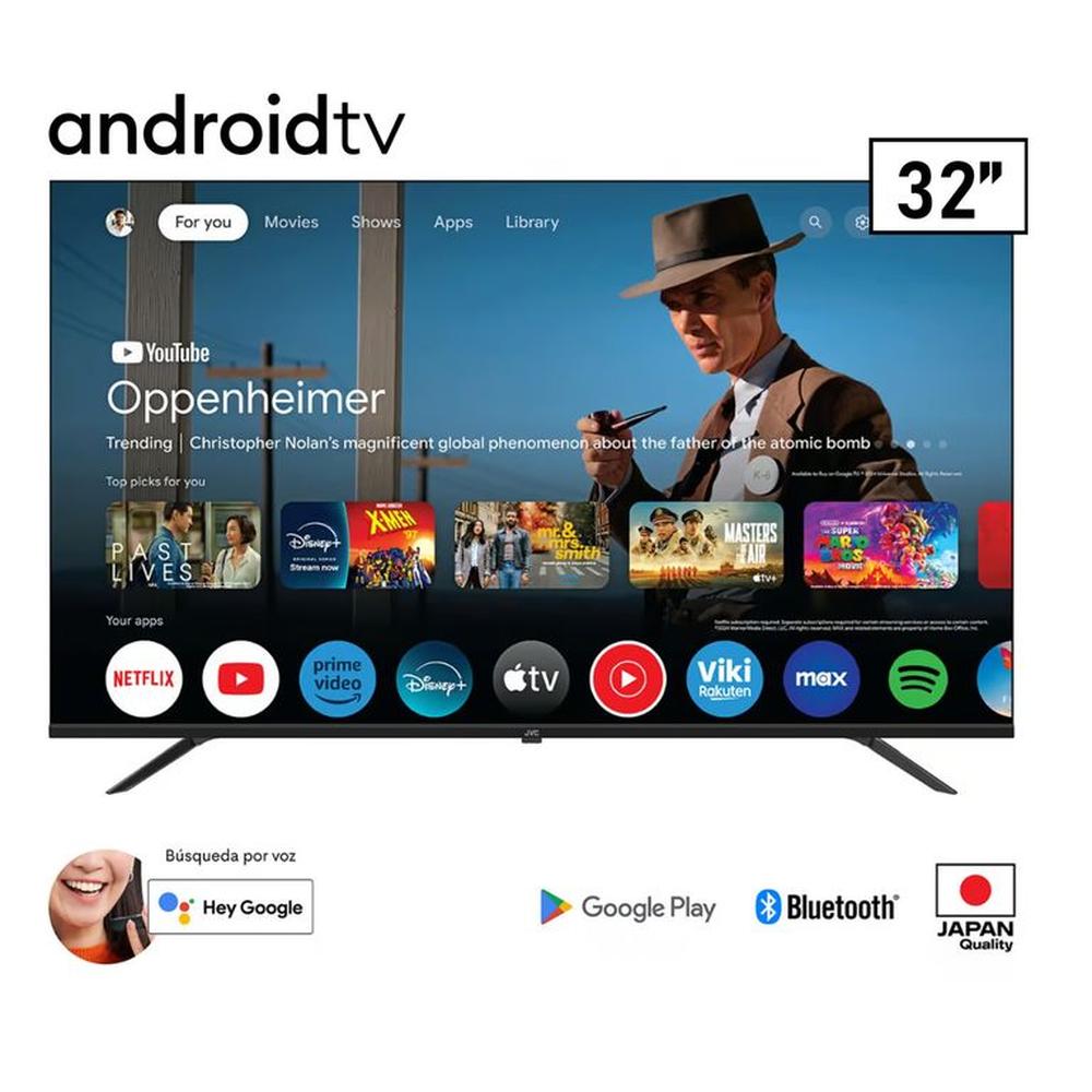 Televisor JVC 32 HD LED Android TV LT-32KB127 2024