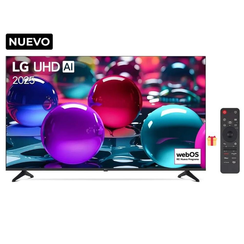Televisor Lg 50 Pulg Ultra HD 4K AI ThinQ 50UA7300 con MAGIC Modelo 2025- Negro