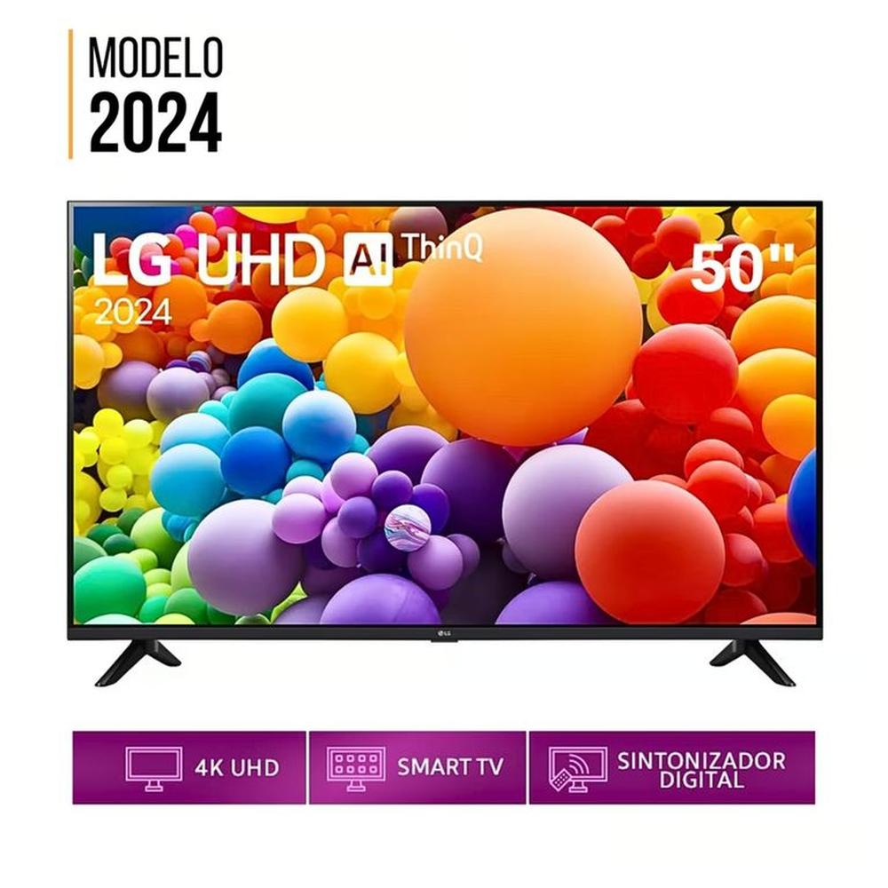 Televisor LG 50 pulg. Smart TV LED 4K UHD ThinQ AI 50UT7300PSA Modelo 2024