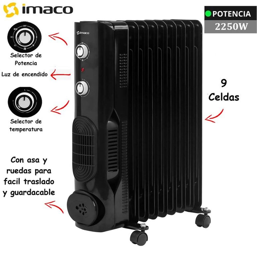TERMO RADIADOR IMACO OFR9NK DE 9 CELDAS