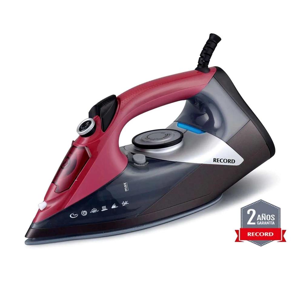 Plancha a Vapor Record con base Antiadherente REC-CLPLR104