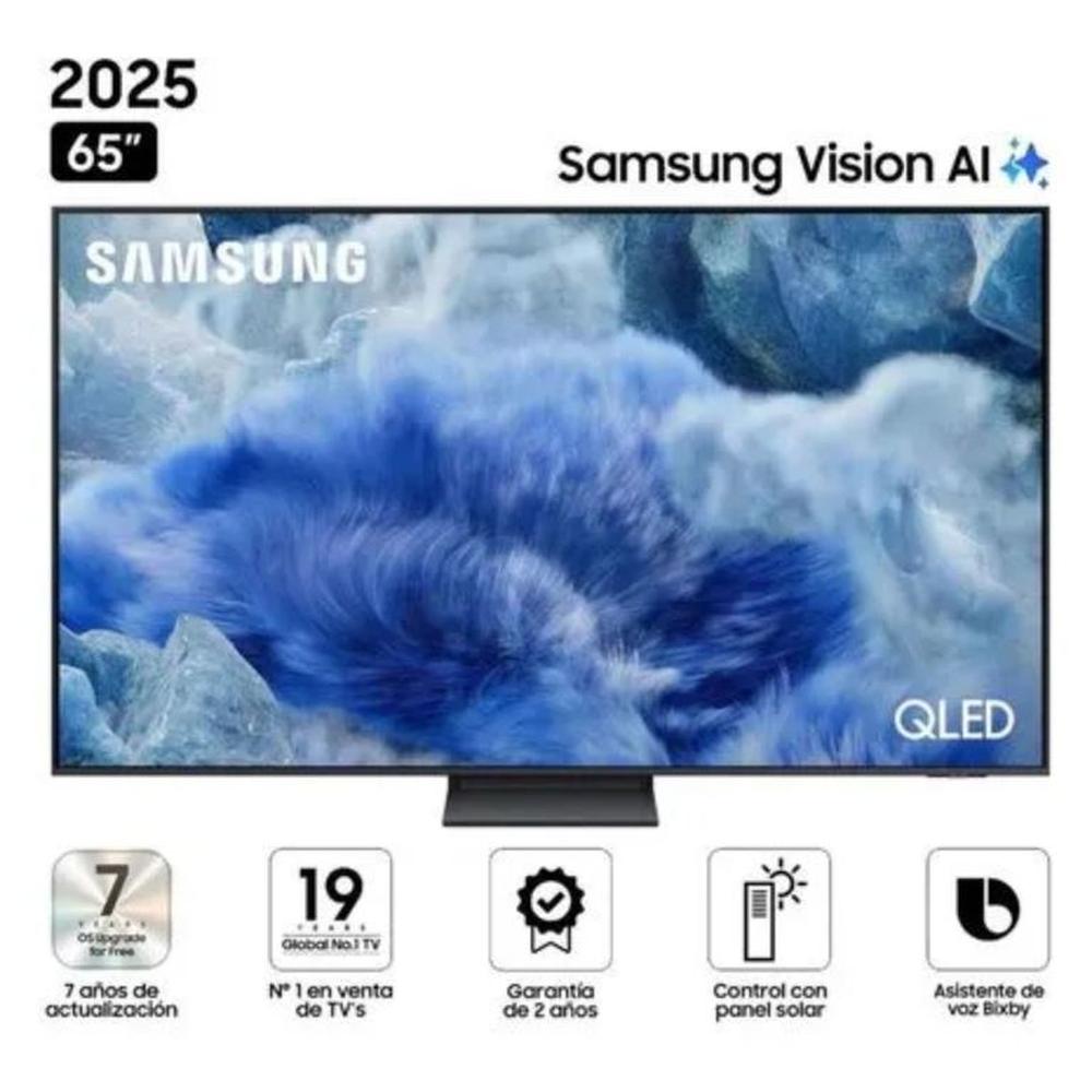 TELEVISOR SAMSUNG QLED 65 QN65Q8FAAGXPE TIZEN VISIÓN AI SMART TV 2025