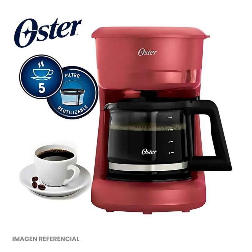 Cafetera Oster 5 Tazas con Filtro Reutilizable BVSTDCS51R