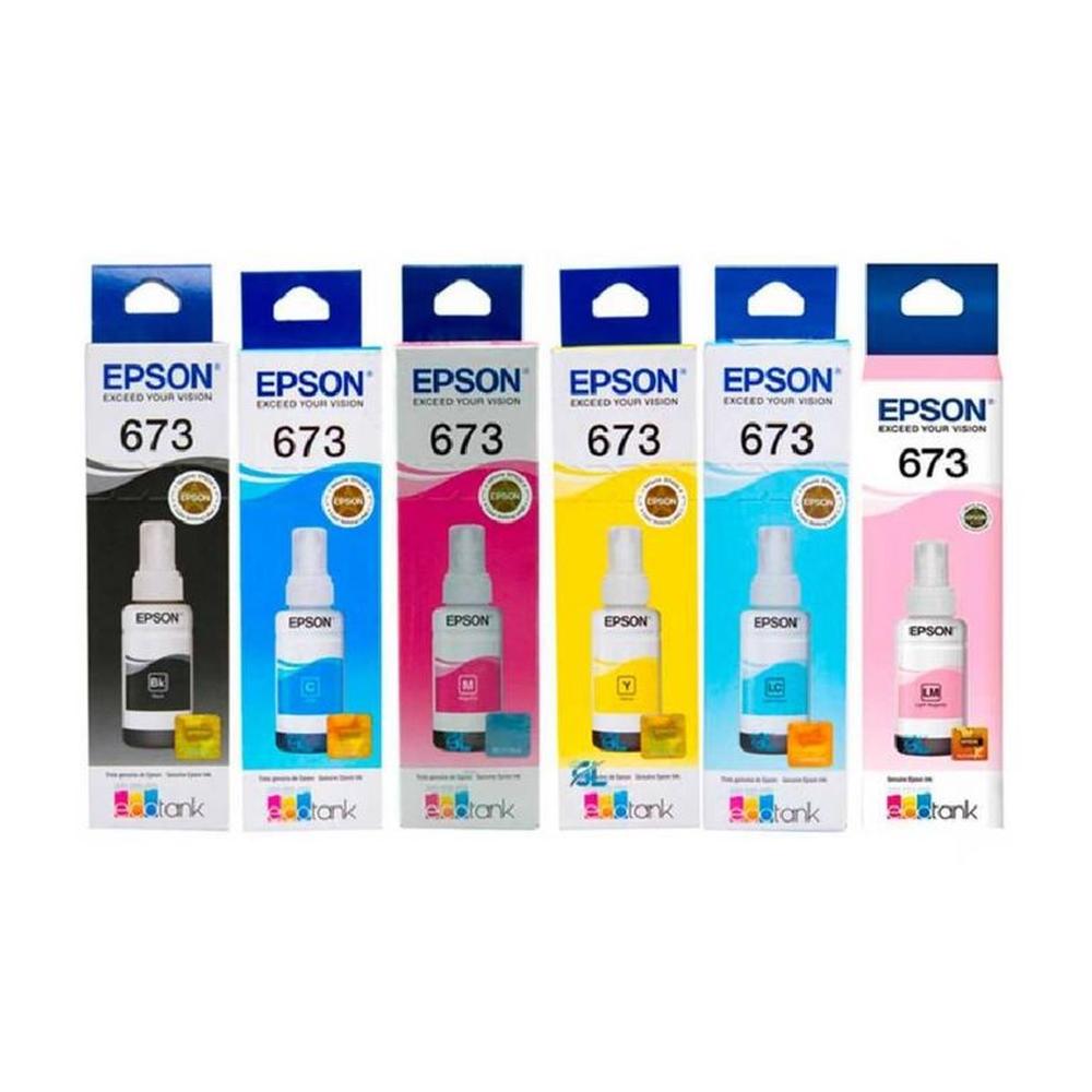 Tinta Epson T673 Pack 4 Colores
