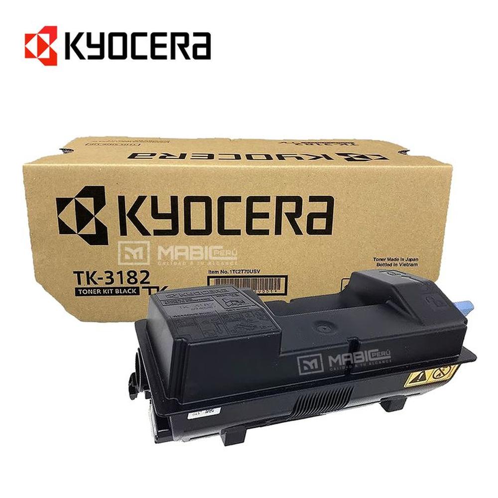 TONER KYOCERA TK-3182 NEGRO M3644Ind P3055Dn M3655Idn ORIGINAL