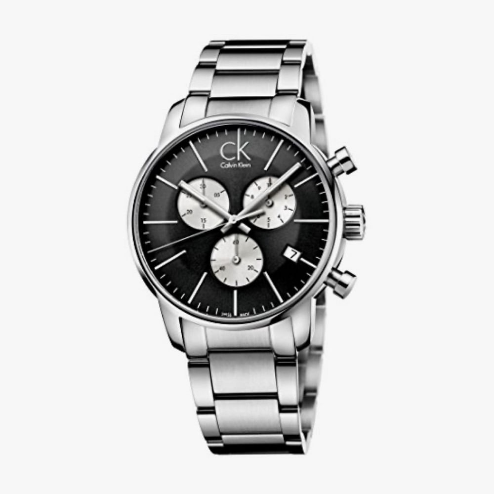 RELOJ CALVIN KLEIN ACERO CRONOGRAFO FONDO NEGRO