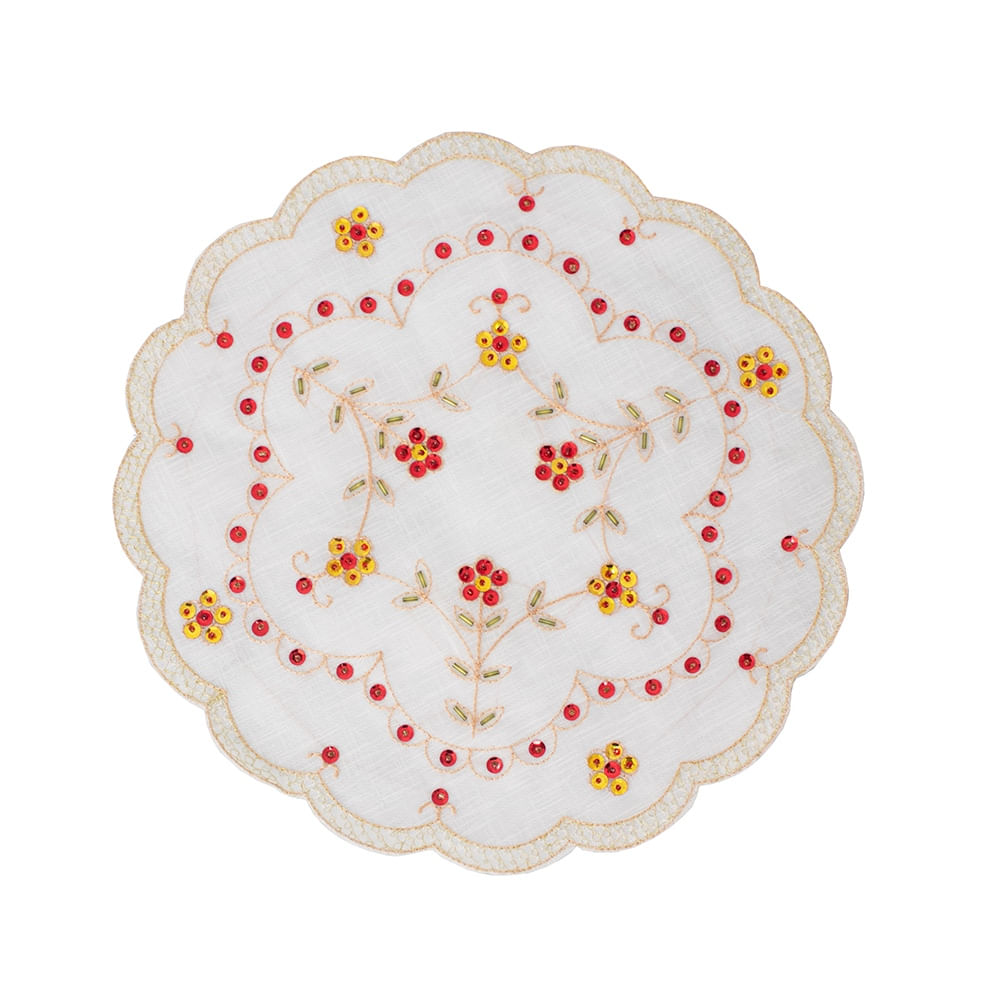 Tapete Redondo Poliéster 30Cm Panorama Hogar