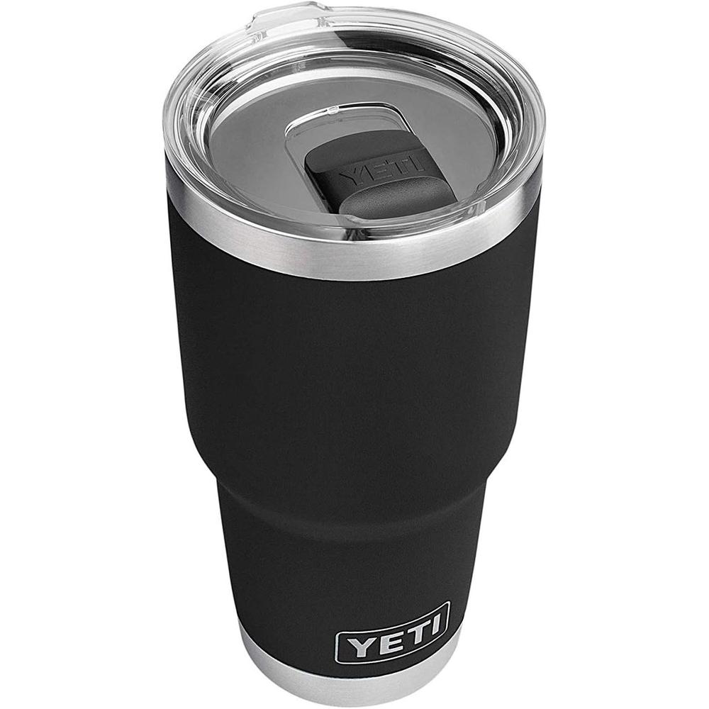 YETI Rambler Vaso de 30 oz de acero inoxidable y tapa MagSlider color negro
