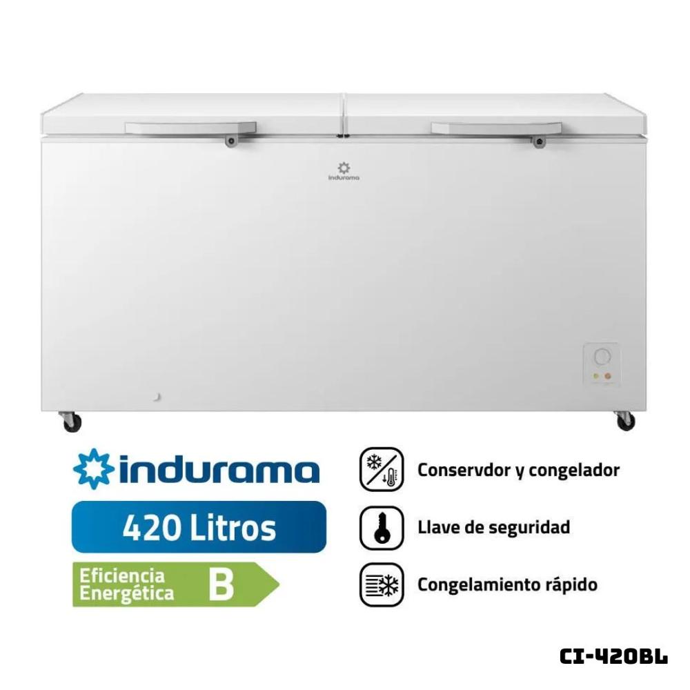 CONGELADOR INDURAMA CI-420BL BLANCA