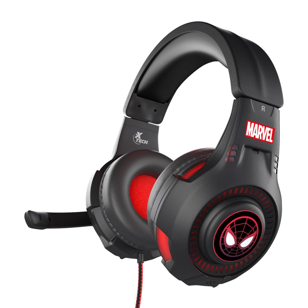 Audífonos Gamer Xtech Edición Marvel SpiderMan Negro 3.5mm con USB