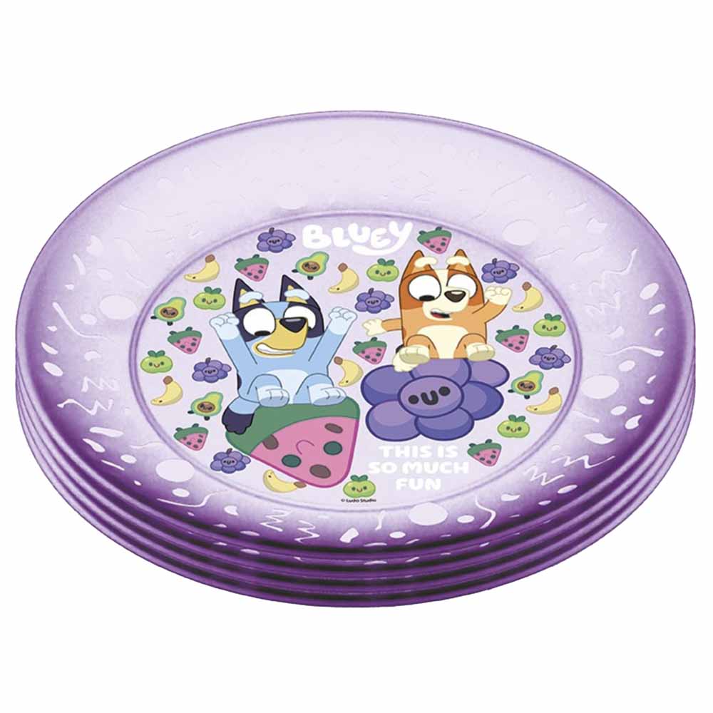 Set de Platos BLUEY 4pzas Pp