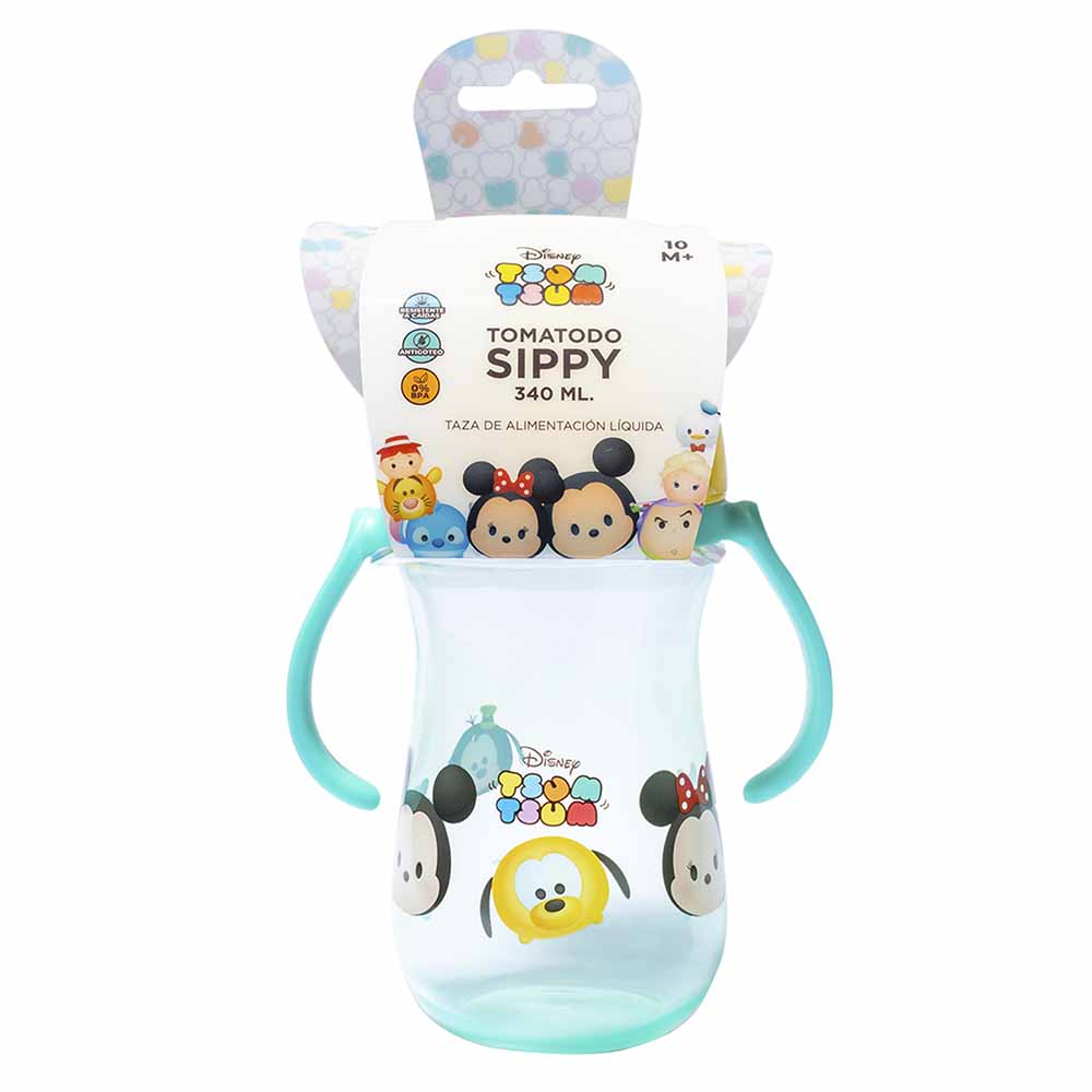 Tomatodo sippy clásico multicolor TSUM TSUM 340 ml