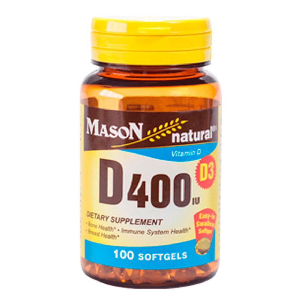 Vitamina D 400 UI MASON NATURAL