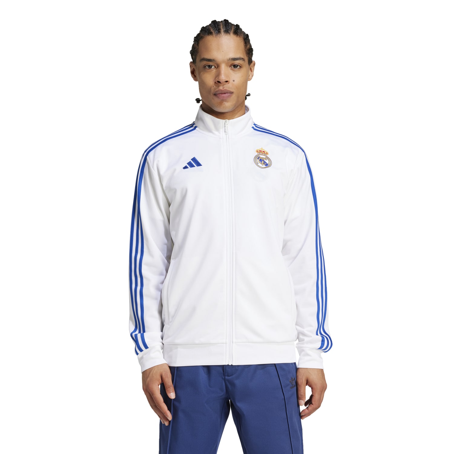 Casaca Deportiva Adidas Hombre Real Dna Tt It3804 Blanco