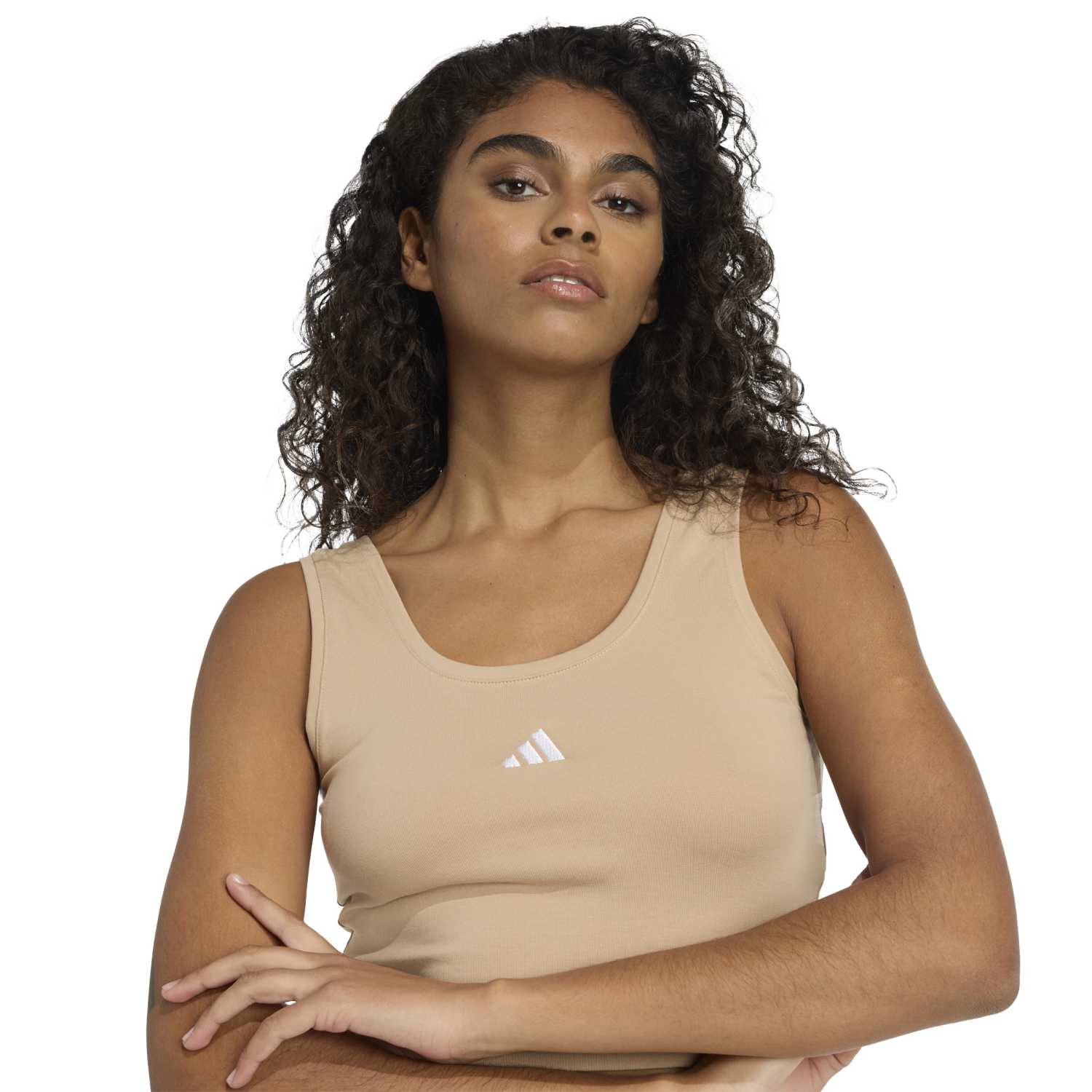 Polo Deportivo Adidas Mujer W Sl Sj Tk Jy3338 Marron