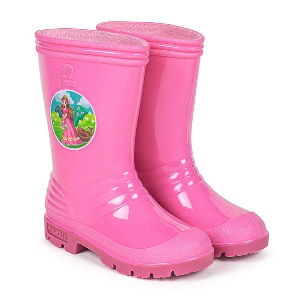 BOTA INFANTIL CON STICKER REALEZA ROSADO 27