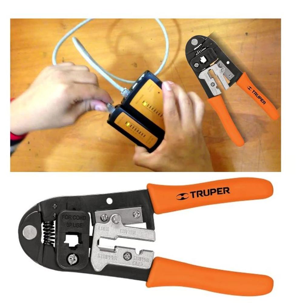 Ponchadora crimpeador De Cable Red Internet Truper
