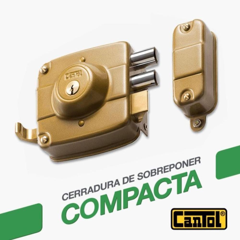 Cerradura de Sobreponer Compacta 120 Cantol 2 GOLP