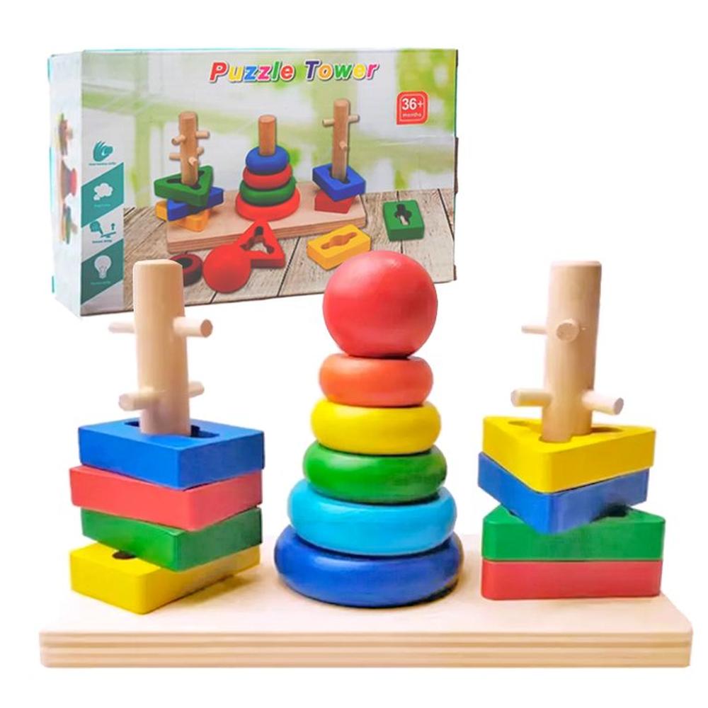 Torre Montessori con Obstaculos Motricidad Fina