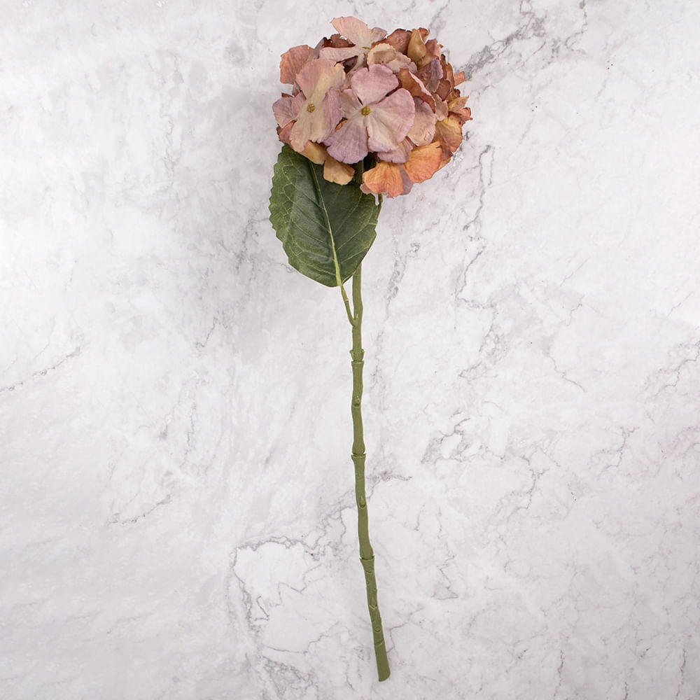 Pack de 2 Hortensias en Vara Marrón Panorama Hogar