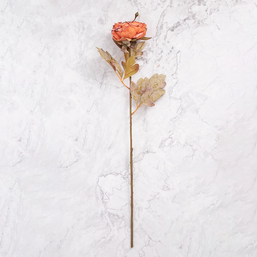 Peonías en Vara Naranja Pack de 2 Panorama Hogar