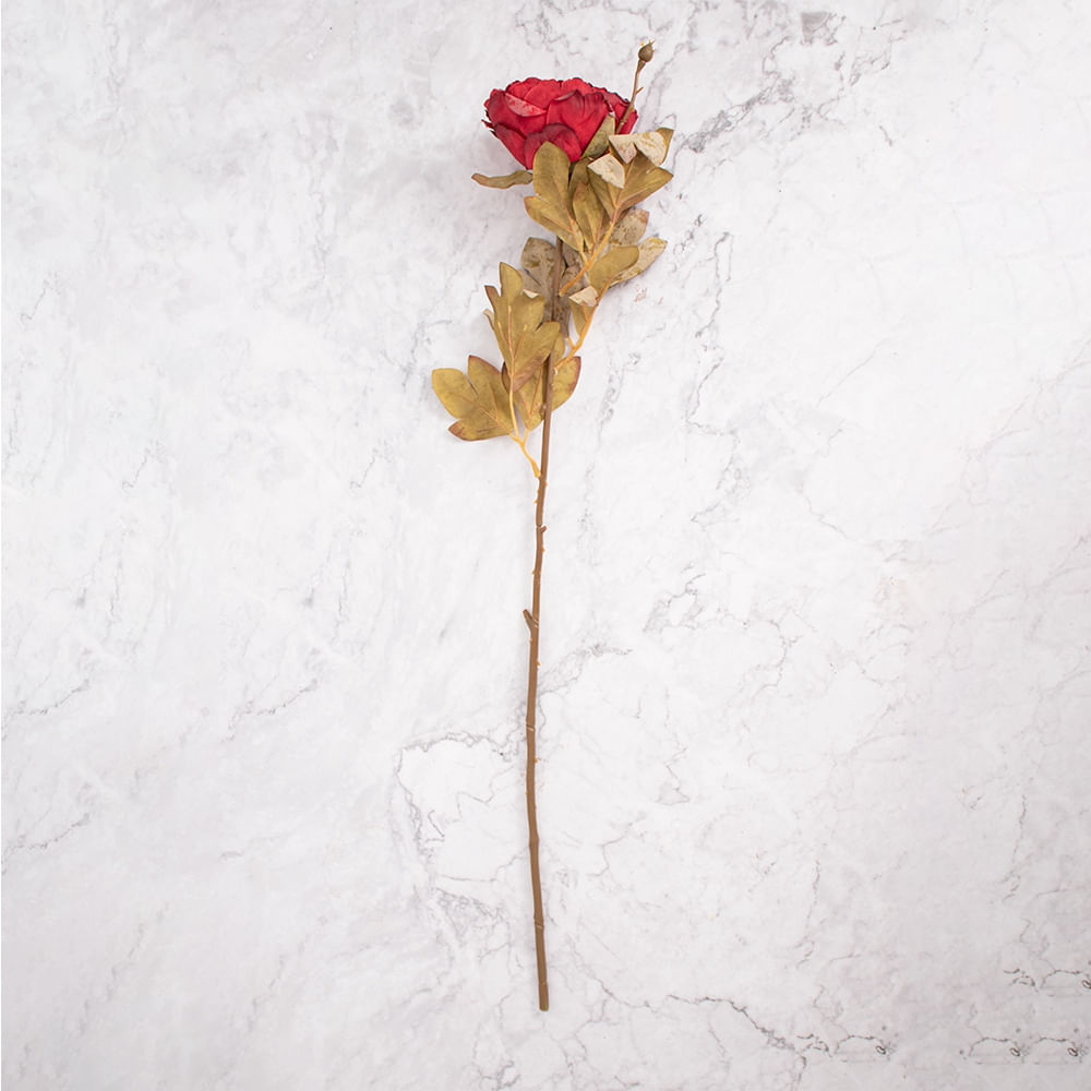 Peonías en Vara Rojo Pack de 2 Panorama Hogar