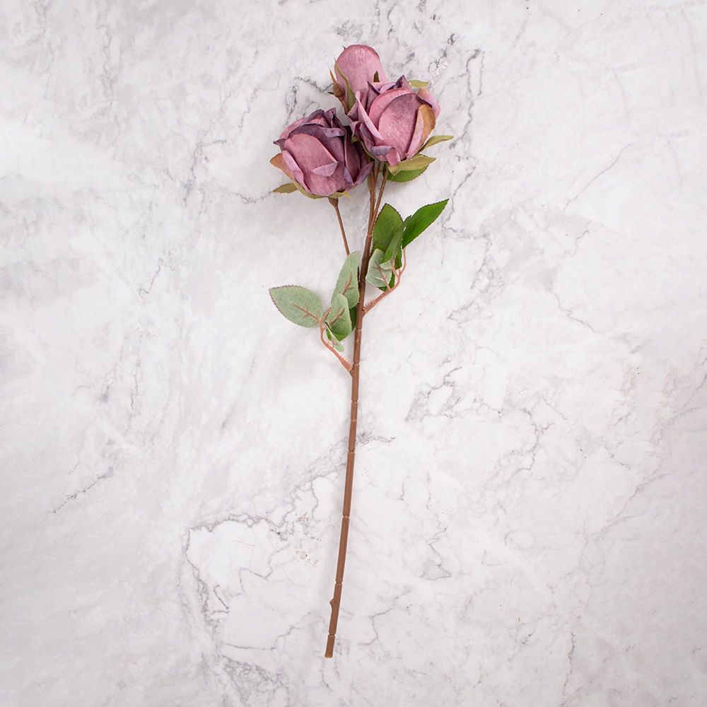 Pack de 2 Rosas Morado Panorama Hogar