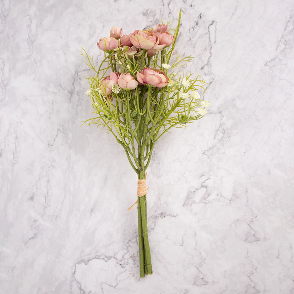 Pack de 2 Ramos Peonías Marrón Panorama Hogar