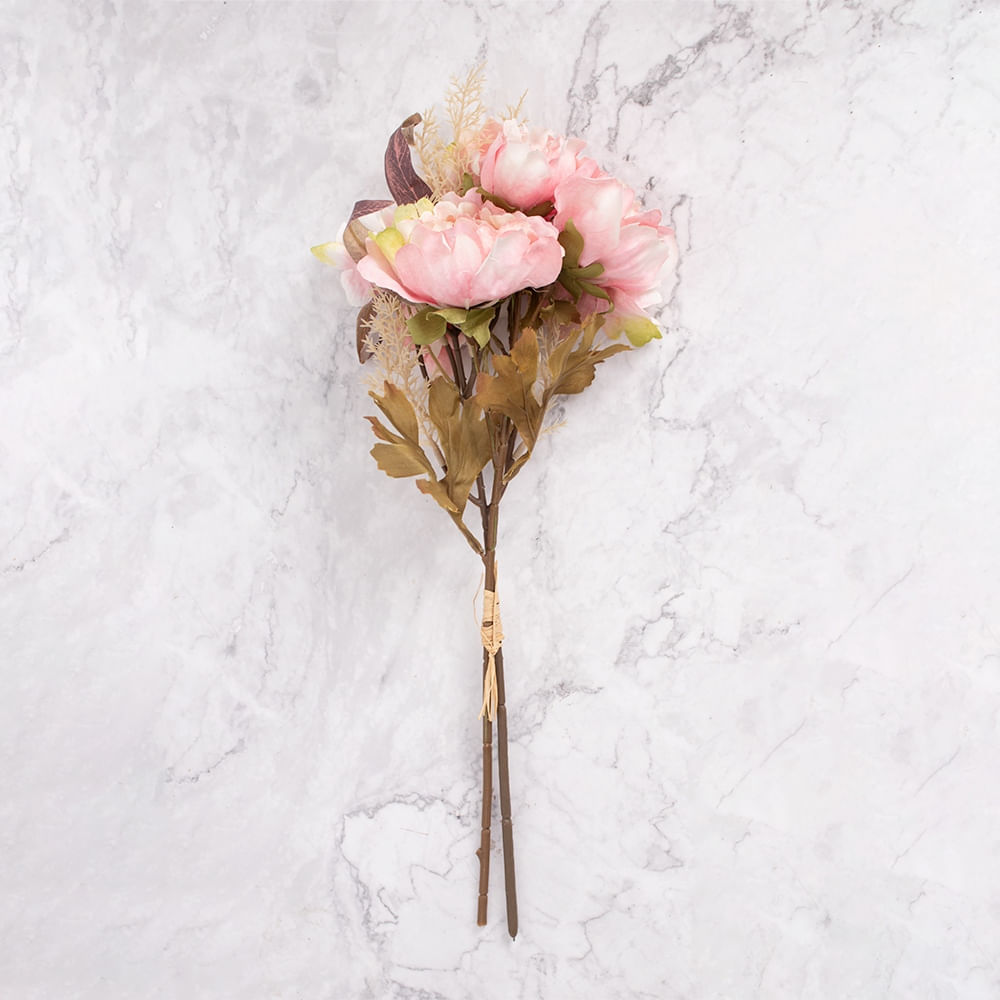 Pack de 2 Ramos Peonías Rosa Panorama Hogar