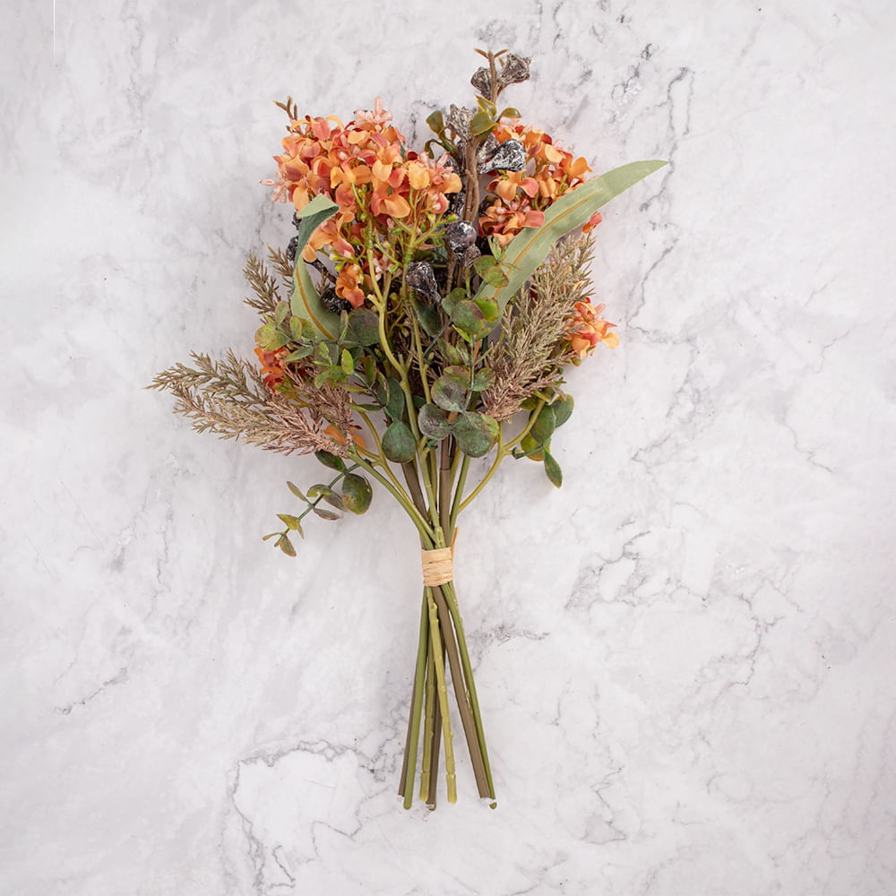 Pack de 2 Ramos de Alhelí Naranja Panorama Hogar