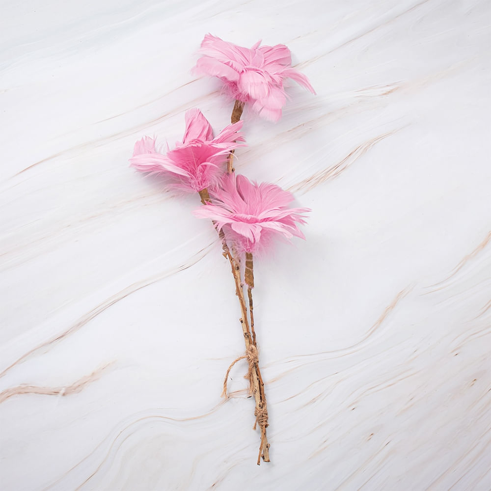 Pack de 2 Flores Rosa Panorama Hogar