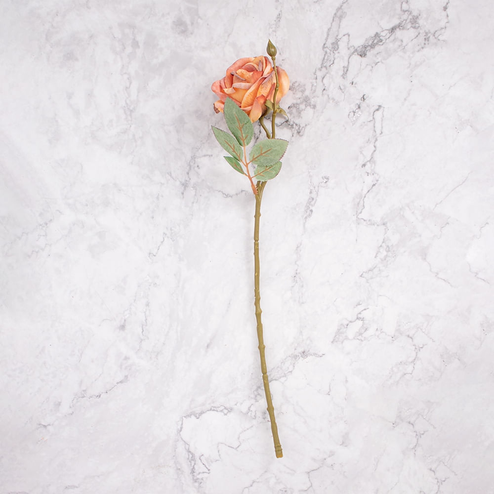 Pack de 2 Rosas en Vara Naranja Panorama Hogar