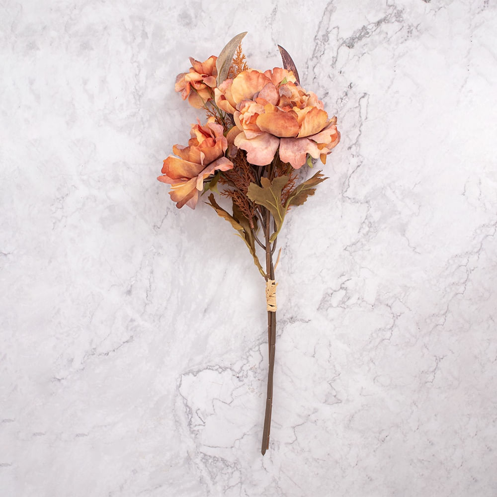 Pack de 2 Ramos Peonías Naranja