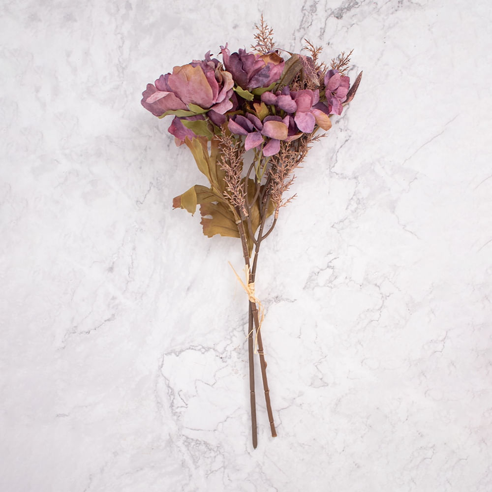 Pack de 2 Ramos Peonías Morado