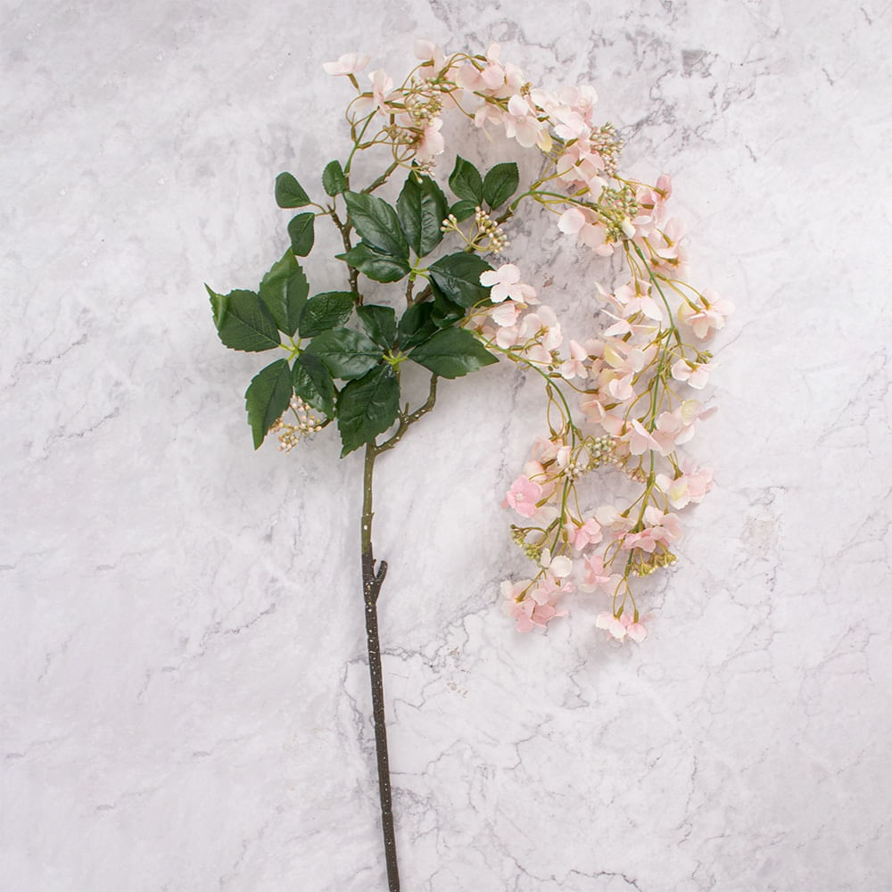 Pack de 2 Flores de Durazno Artificial Rosa Panorama Hogar